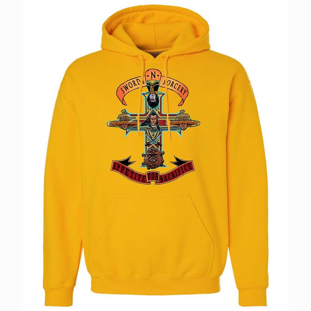 Classic Unisex Hoodie - QNQSDVCP - Gold - 15