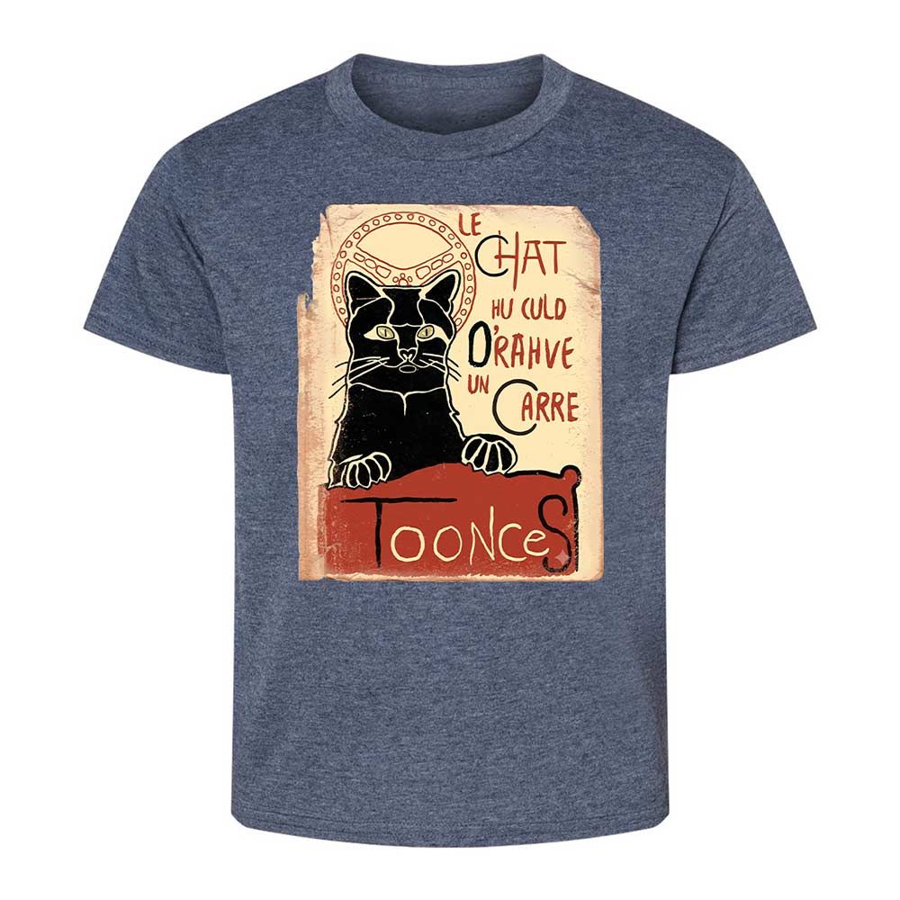 Toonces - Le Chat Noir - Heather Navy - 15