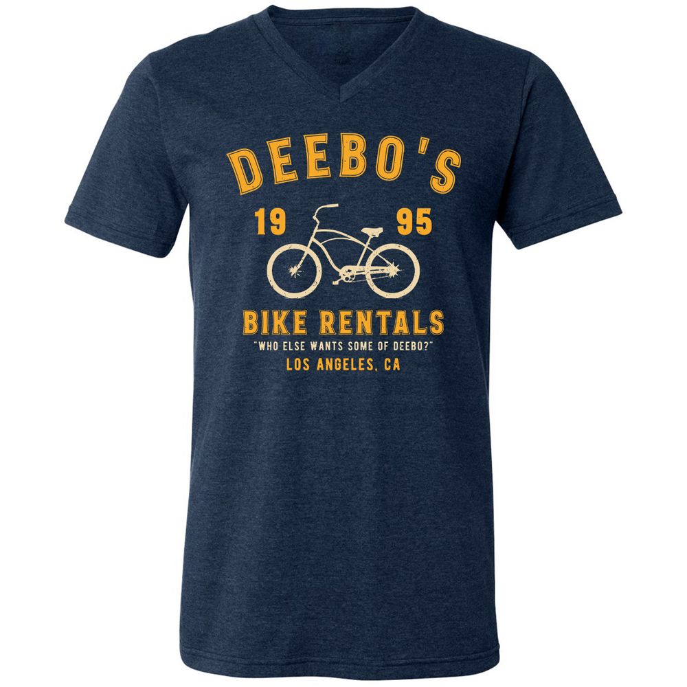 Unisex V-Neck T-Shirt - 5SH31TV4 - Heather Navy - 15