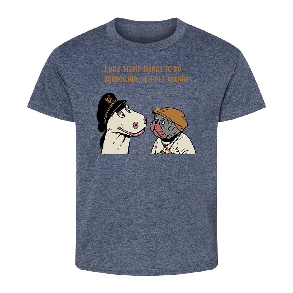 Kids T-Shirt - 2TRWKL2W - Heather Navy - 15