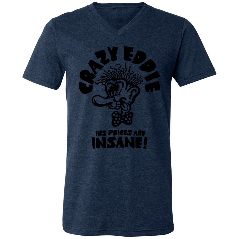 Unisex V-Neck T-Shirt - FN65VSXS - Heather Navy - 15