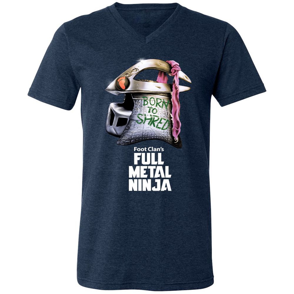 Unisex V-Neck T-Shirt - RC5AA1S6 - Heather Navy - 15