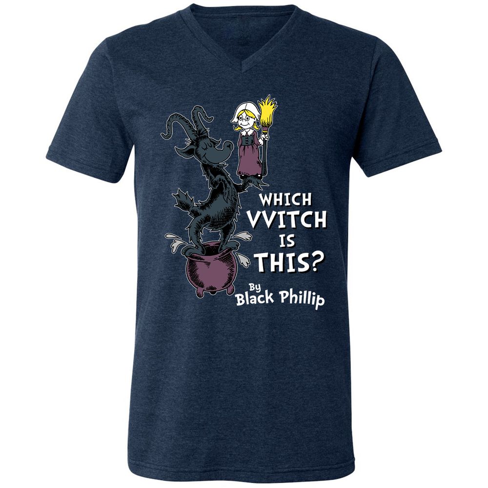 Unisex V-Neck T-Shirt - SBCW72VC - Heather Navy - 15