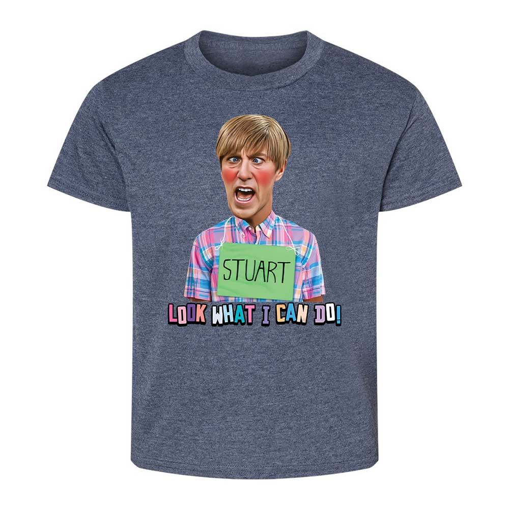 Kids T-Shirt - E7GXKW8F - Heather Navy - 15