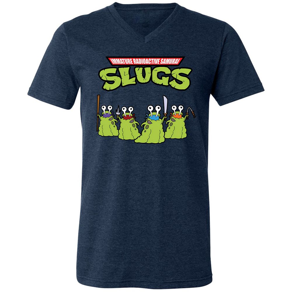 Unisex V-Neck T-Shirt - PMXRLDPE - Heather Navy - 15