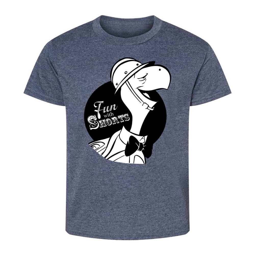 Kids T-Shirt - HN656KCN - Heather Navy - 15