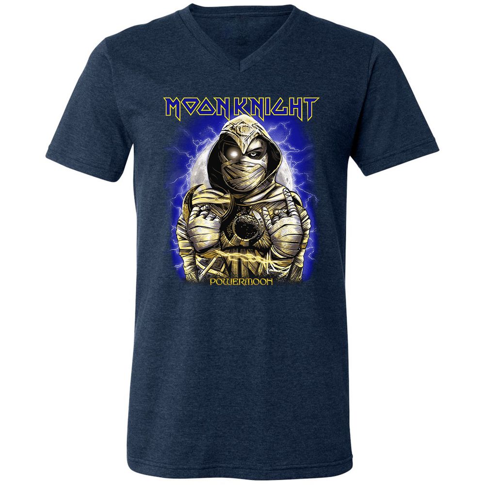 Unisex V-Neck T-Shirt - LD11X79B - Heather Navy - 15