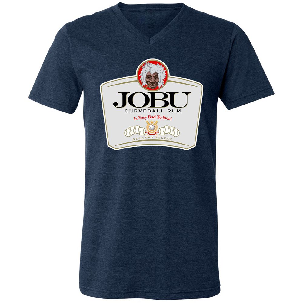 Unisex V-Neck T-Shirt - 2489FSMN - Heather Navy - 15