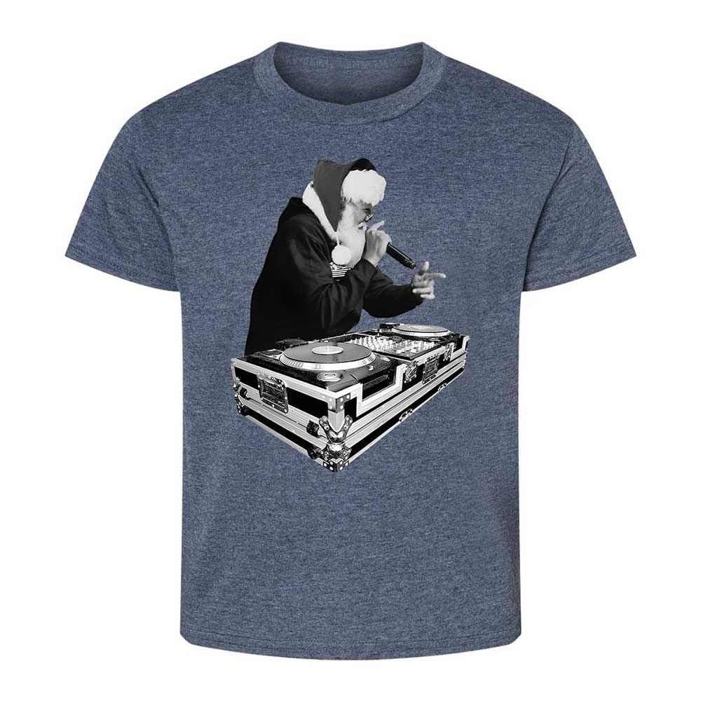 Dj Santa Claus - Heather Navy - 15
