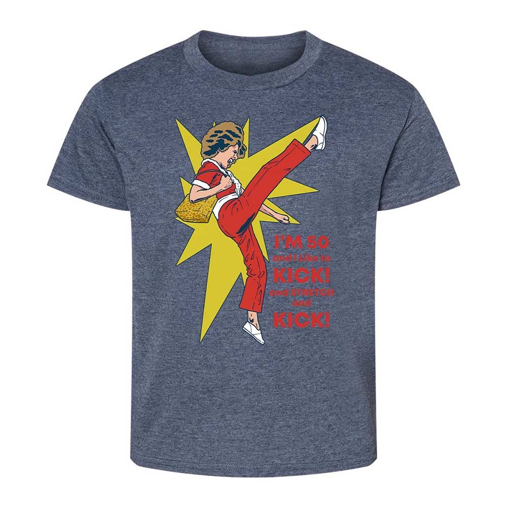 Kids T-Shirt - KS9H87Q4 - Heather Navy - 15
