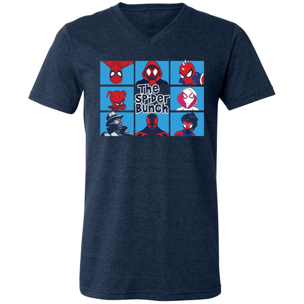 Unisex V-Neck T-Shirt - WPMMG1TW - Heather Navy - 15