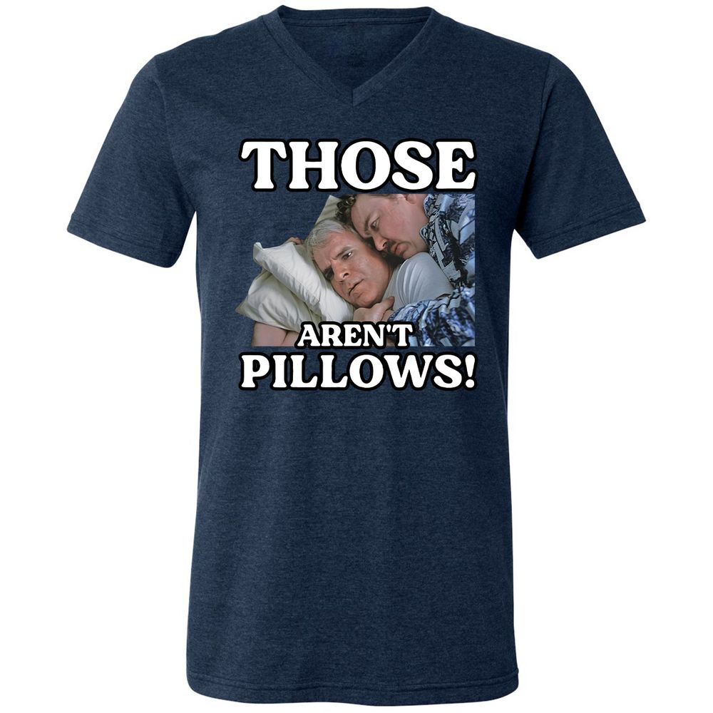 Unisex V-Neck T-Shirt - LBP6YN47 - Heather Navy - 15