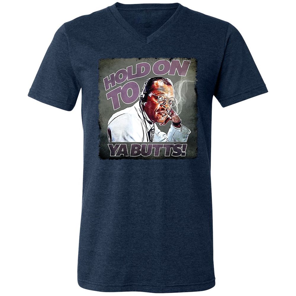 Unisex V-Neck T-Shirt - R5GK723G - Heather Navy - 15
