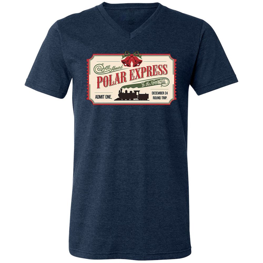 Polar Express Ticket - Heather Navy - 15