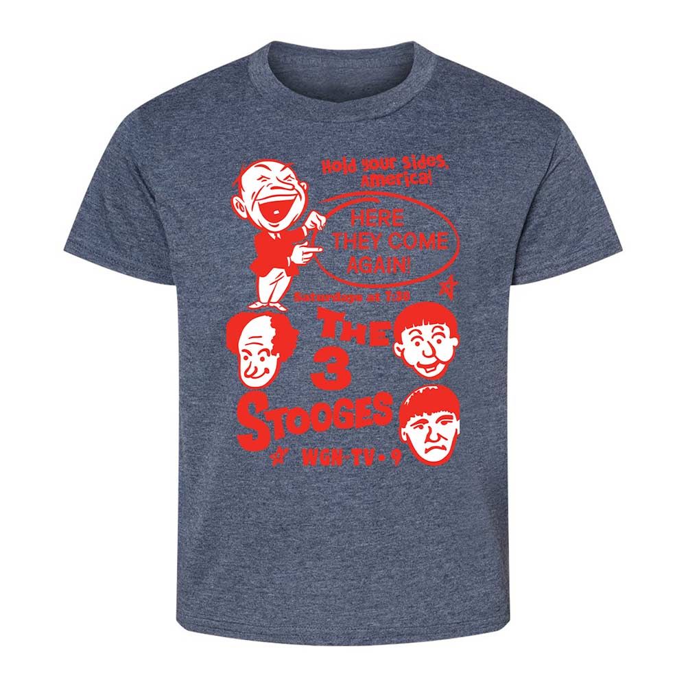 The 3 Stooges - Heather Navy - 15