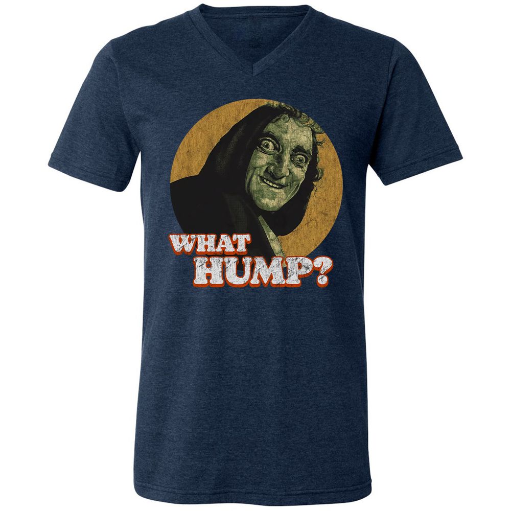 Unisex V-Neck T-Shirt - CTG9RTBQ - Heather Navy - 15