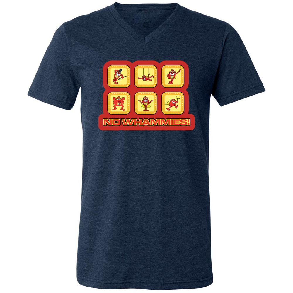 Unisex V-Neck T-Shirt - U3CUMYB6 - Heather Navy - 15