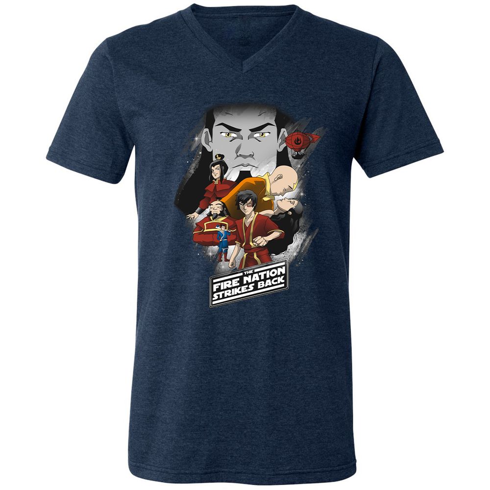 Unisex V-Neck T-Shirt - 2SYETPJV - Heather Navy - 15