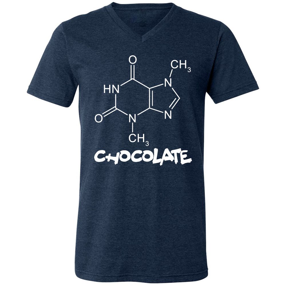 Unisex V-Neck T-Shirt - HFP838JP - Heather Navy - 15