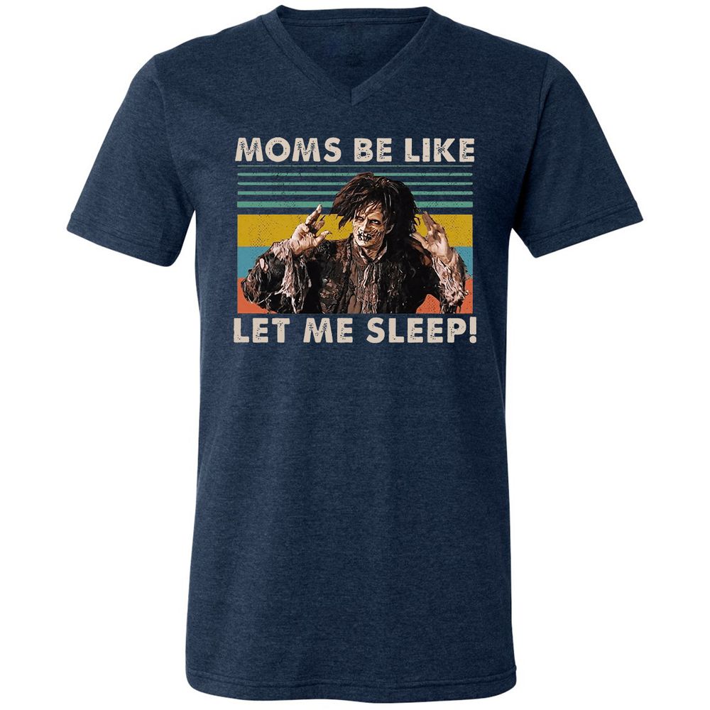 Unisex V-Neck T-Shirt - BX8T11YF - Heather Navy - 15