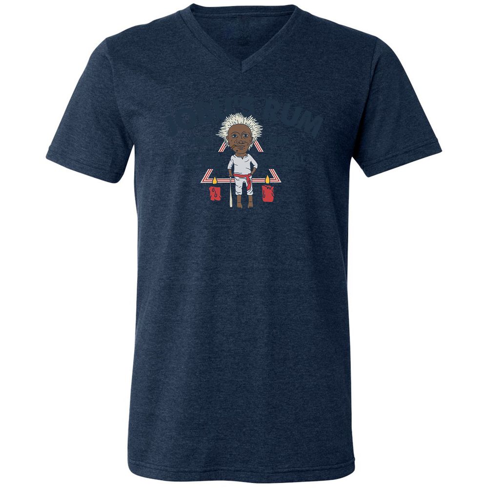 Unisex V-Neck T-Shirt - TJ724RGP - Heather Navy - 15