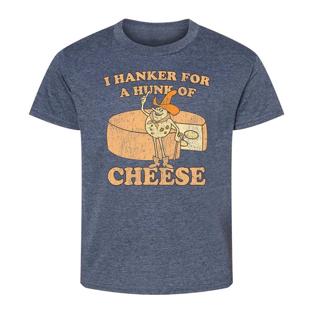 Hanker For A Hunk Of Cheese - Heather Navy - 15