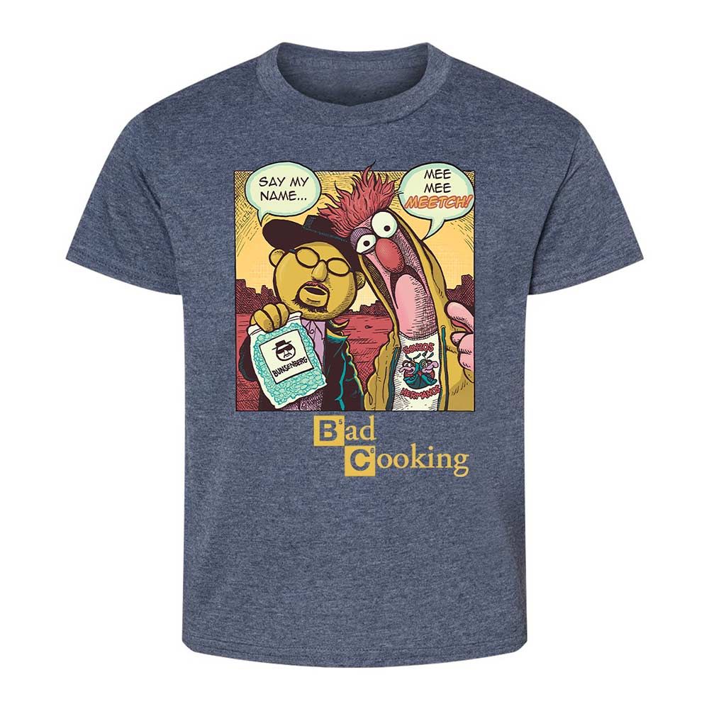 Kids T-Shirt - 3ABUEB7C - Heather Navy - 15