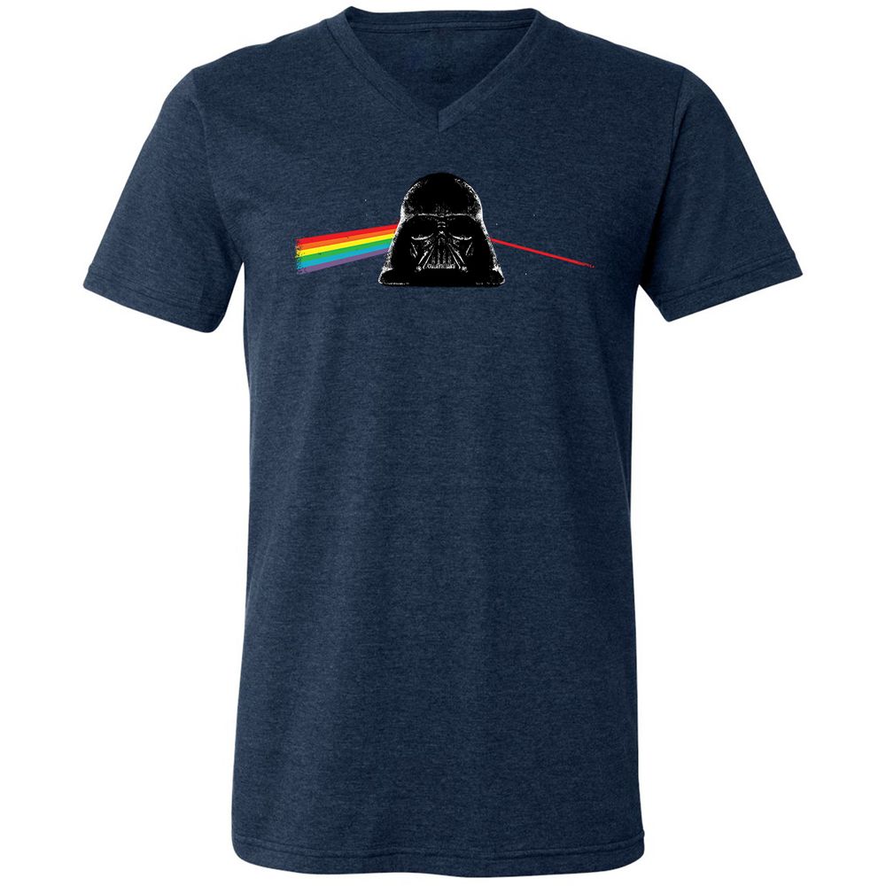 Unisex V-Neck T-Shirt - JW32WZ2F - Heather Navy - 15