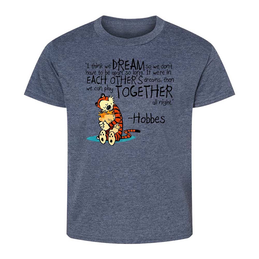 Calvin Hobbes Dreams - Heather Navy - 15