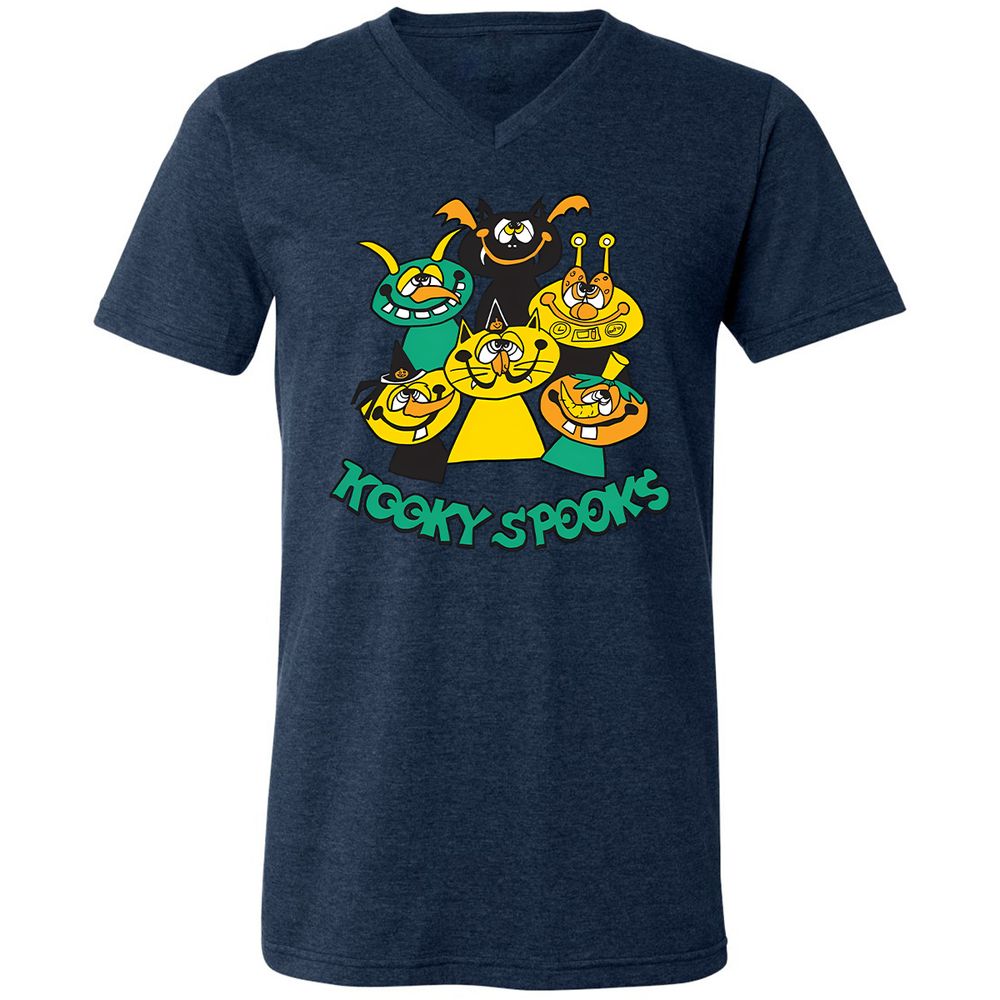 Unisex V-Neck T-Shirt - JLYMCV2T - Heather Navy - 15