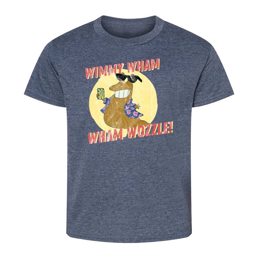Kids T-Shirt - 4BYW3ZNF - Heather Navy - 15
