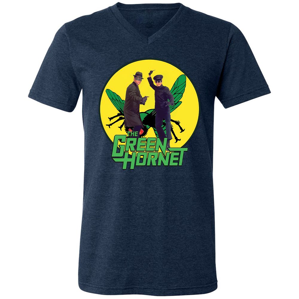 Unisex V-Neck T-Shirt - NBP9XWS9 - Heather Navy - 15