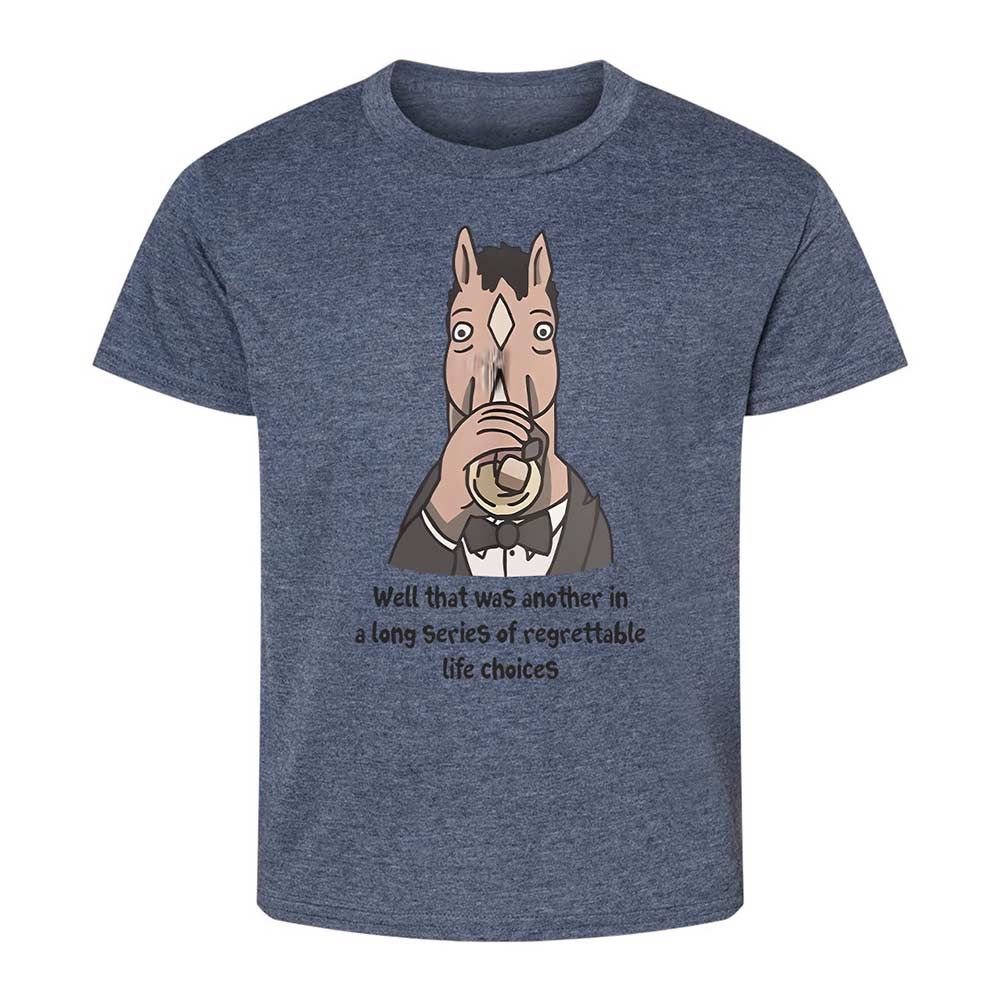 Kids T-Shirt - 2ZV88EV8 - Heather Navy - 15