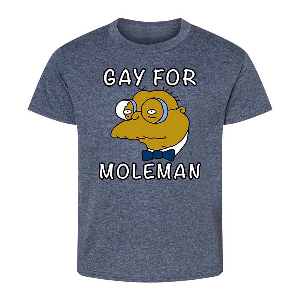 Gay for Moleman - Heather Navy - 15
