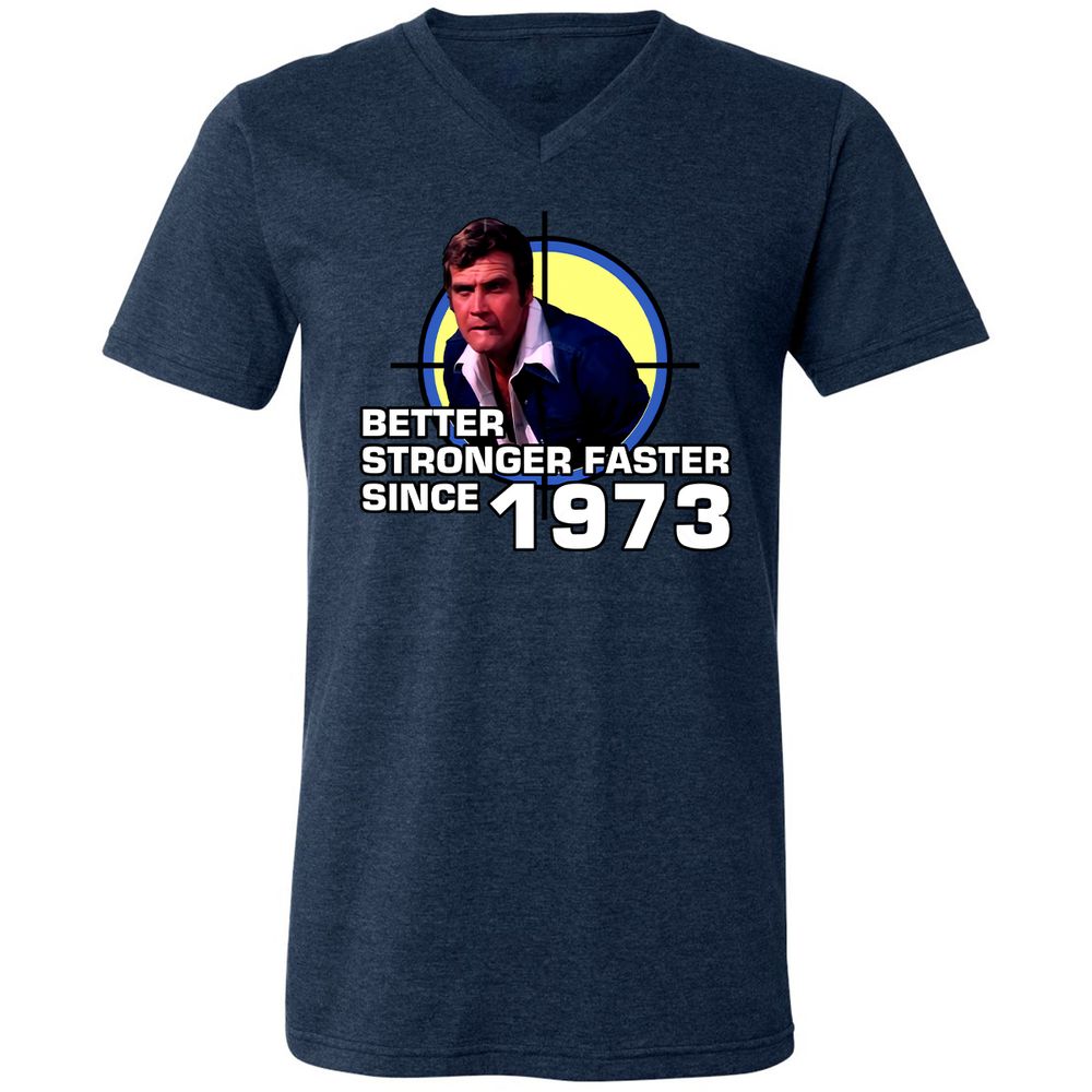 Unisex V-Neck T-Shirt - F1NS57UB - Heather Navy - 15