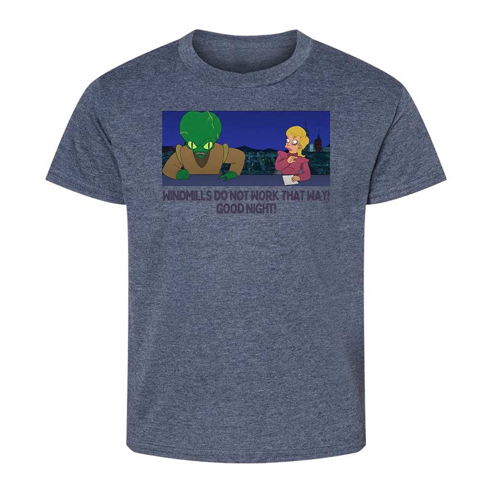 Kids T-Shirt - 5QJSZUKZ - Heather Navy - 15