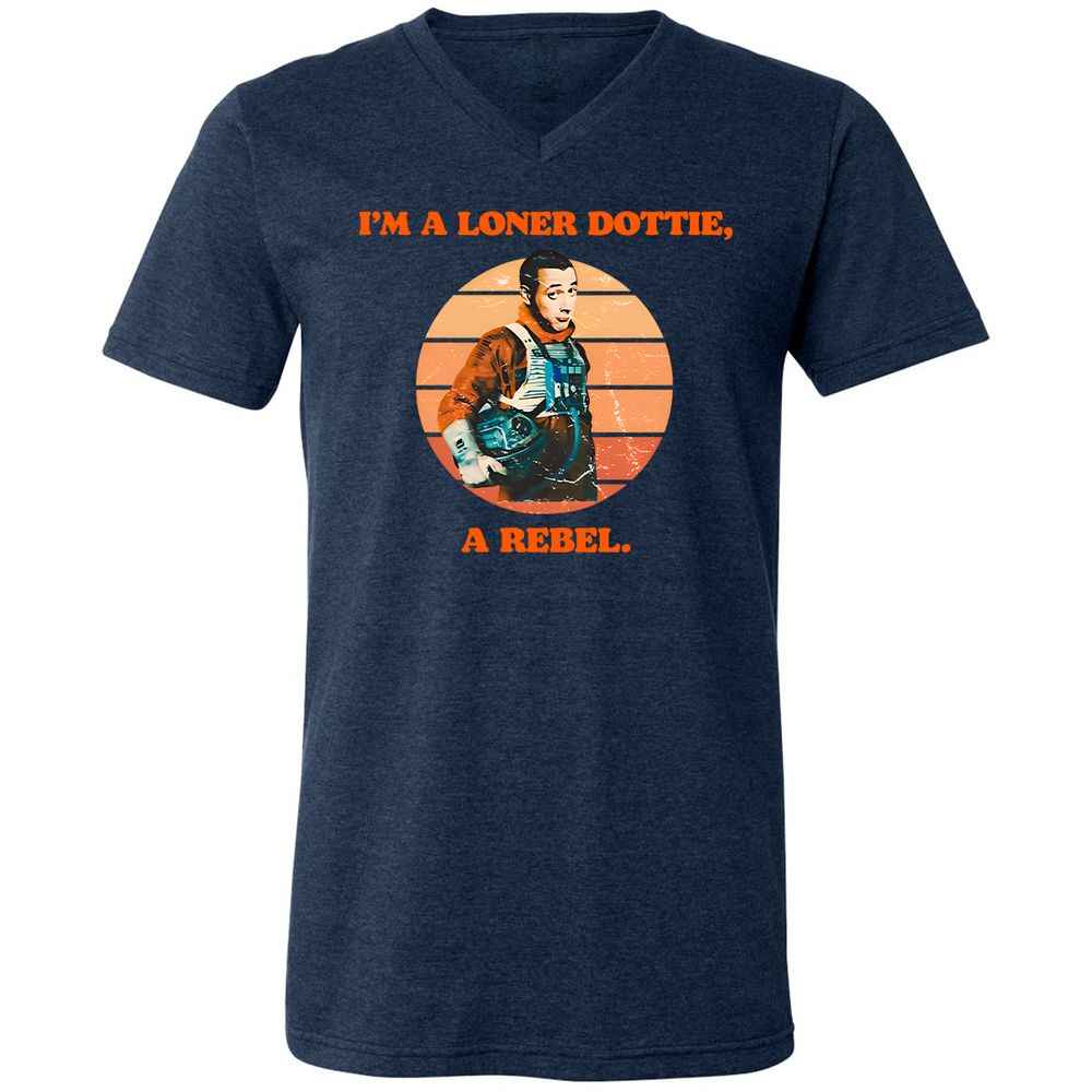 I'm a loner dottie a rebel - Heather Navy - 15
