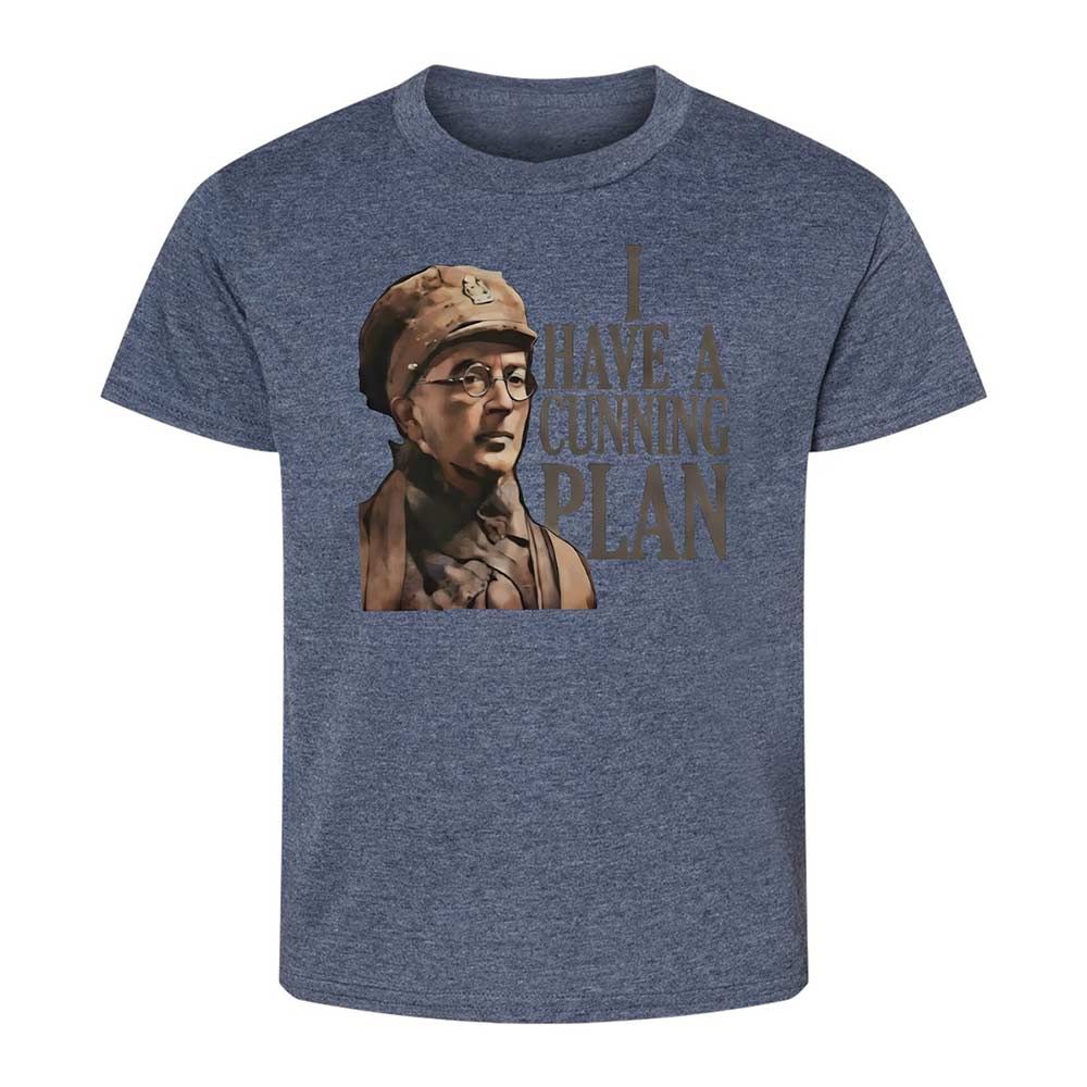 I Have A Cunning Plannn - Heather Navy - 15