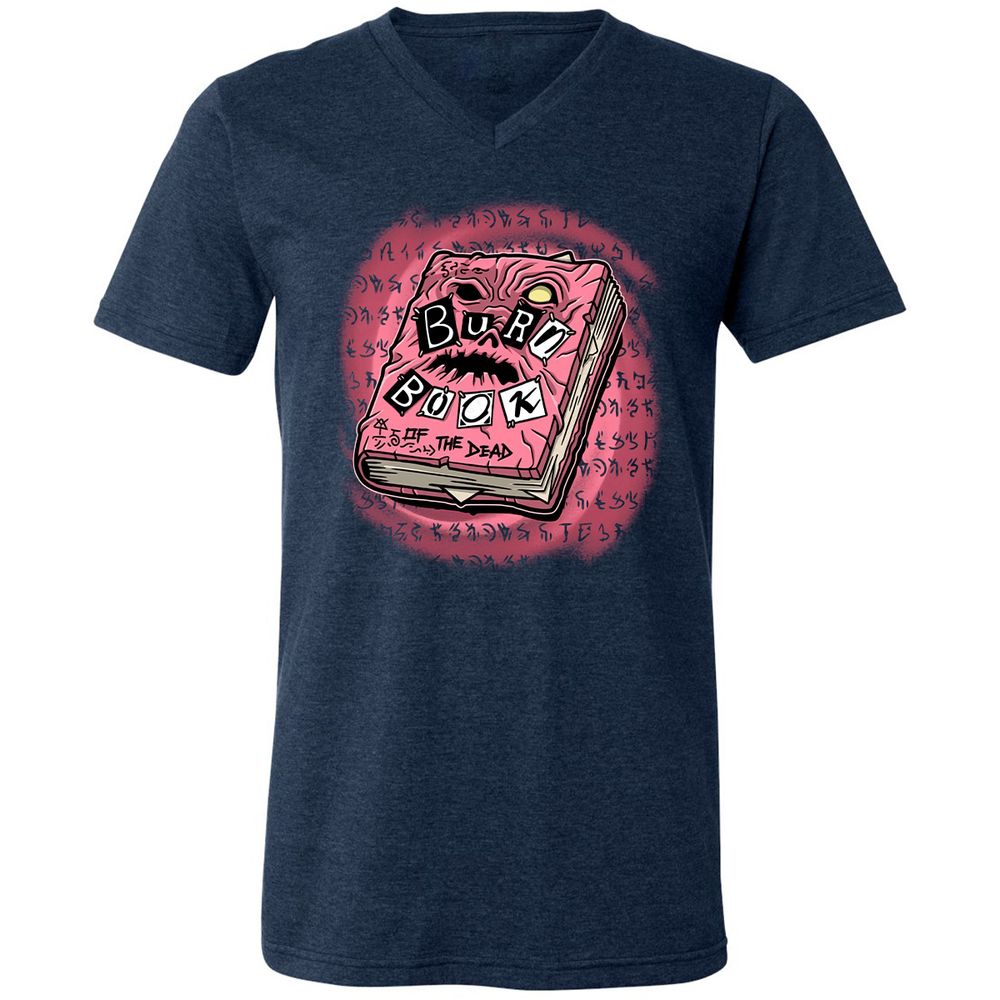 Unisex V-Neck T-Shirt - UJ1MMAWD - Heather Navy - 15
