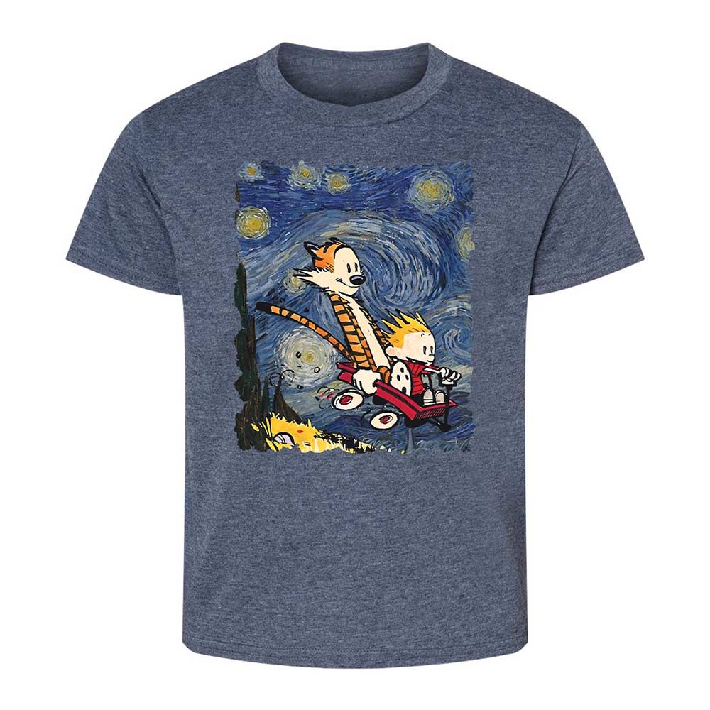 Kids T-Shirt - 17RQCS71 - Heather Navy - 15