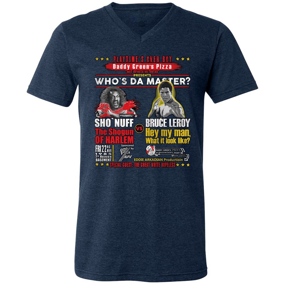 Unisex V-Neck T-Shirt - P8NQ9STW - Heather Navy - 15