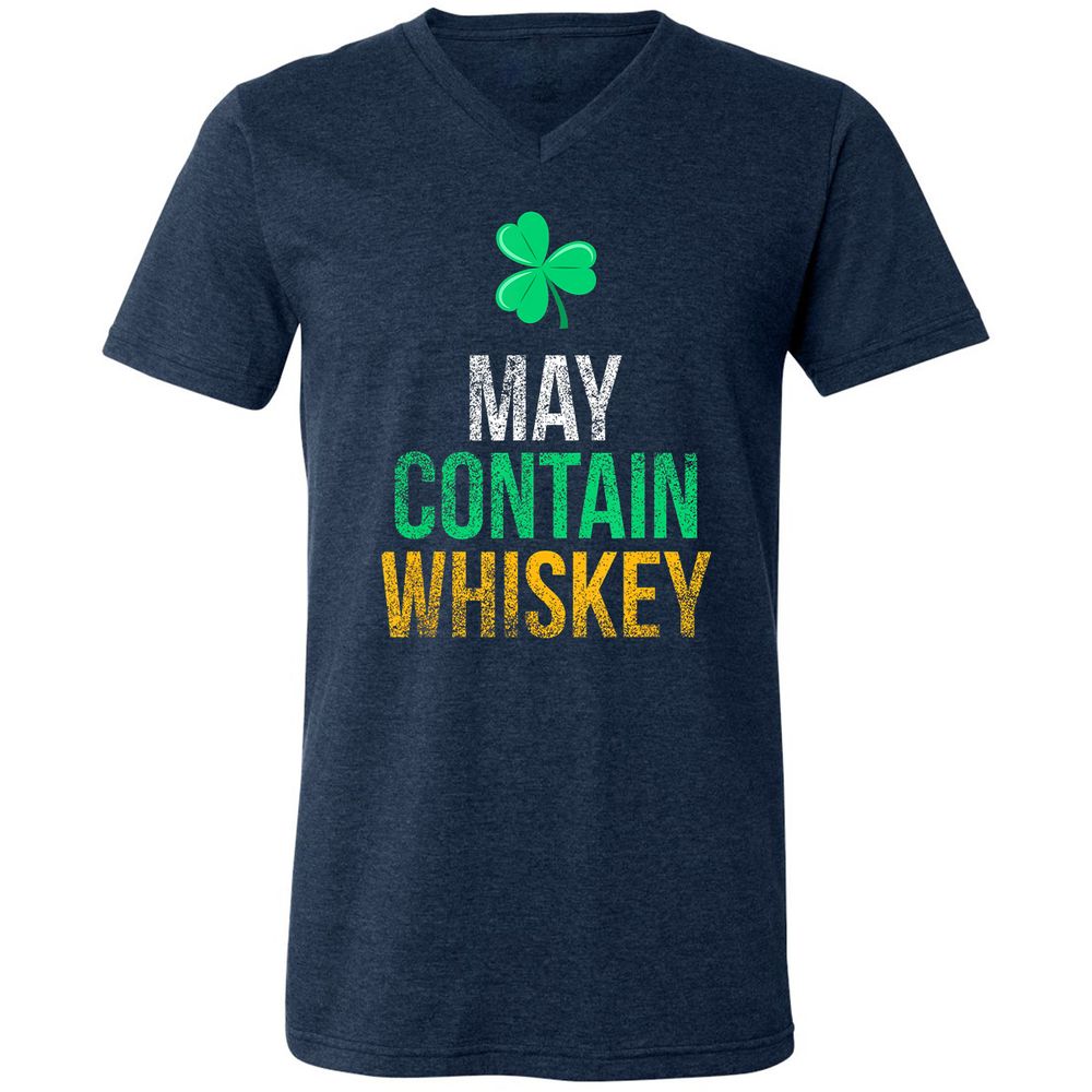 Unisex V-Neck T-Shirt - 44SP497V - Heather Navy - 15