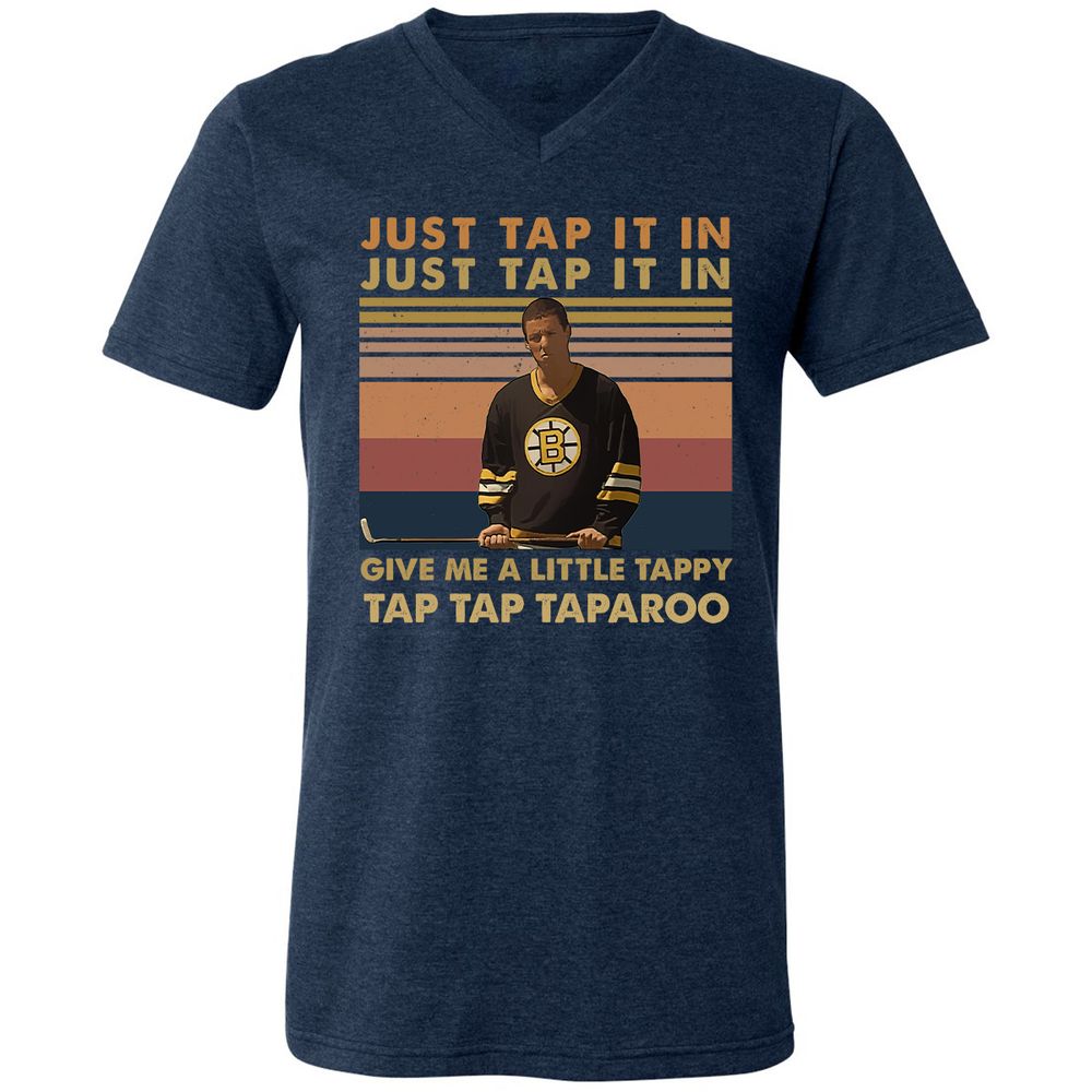 Unisex V-Neck T-Shirt - TKLYJJR4 - Heather Navy - 15