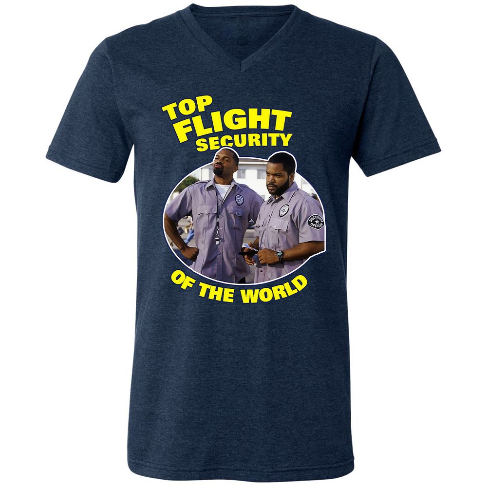 Unisex V-Neck T-Shirt - BTKZ44BV - Heather Navy - 15