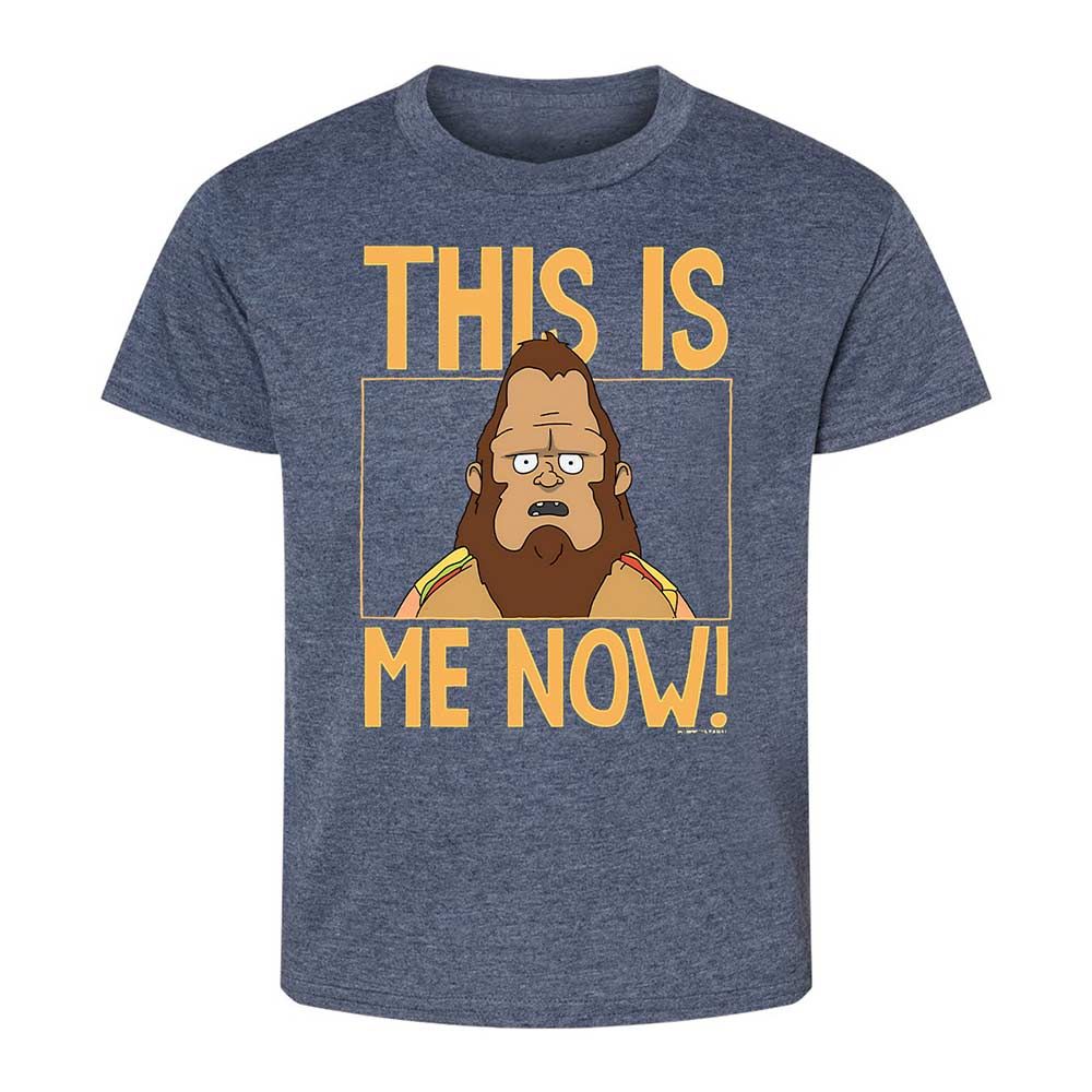 Kids T-Shirt - N8DDBR81 - Heather Navy - 15