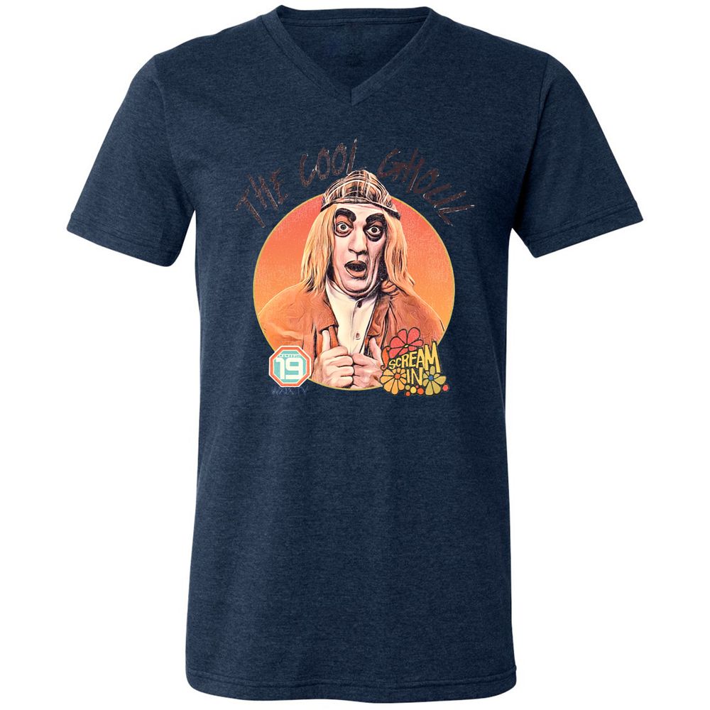 Unisex V-Neck T-Shirt - FEFJDZJ9 - Heather Navy - 15