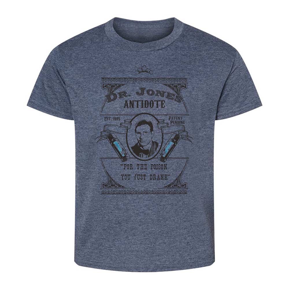Kids T-Shirt - B4URG8WX - Heather Navy - 15