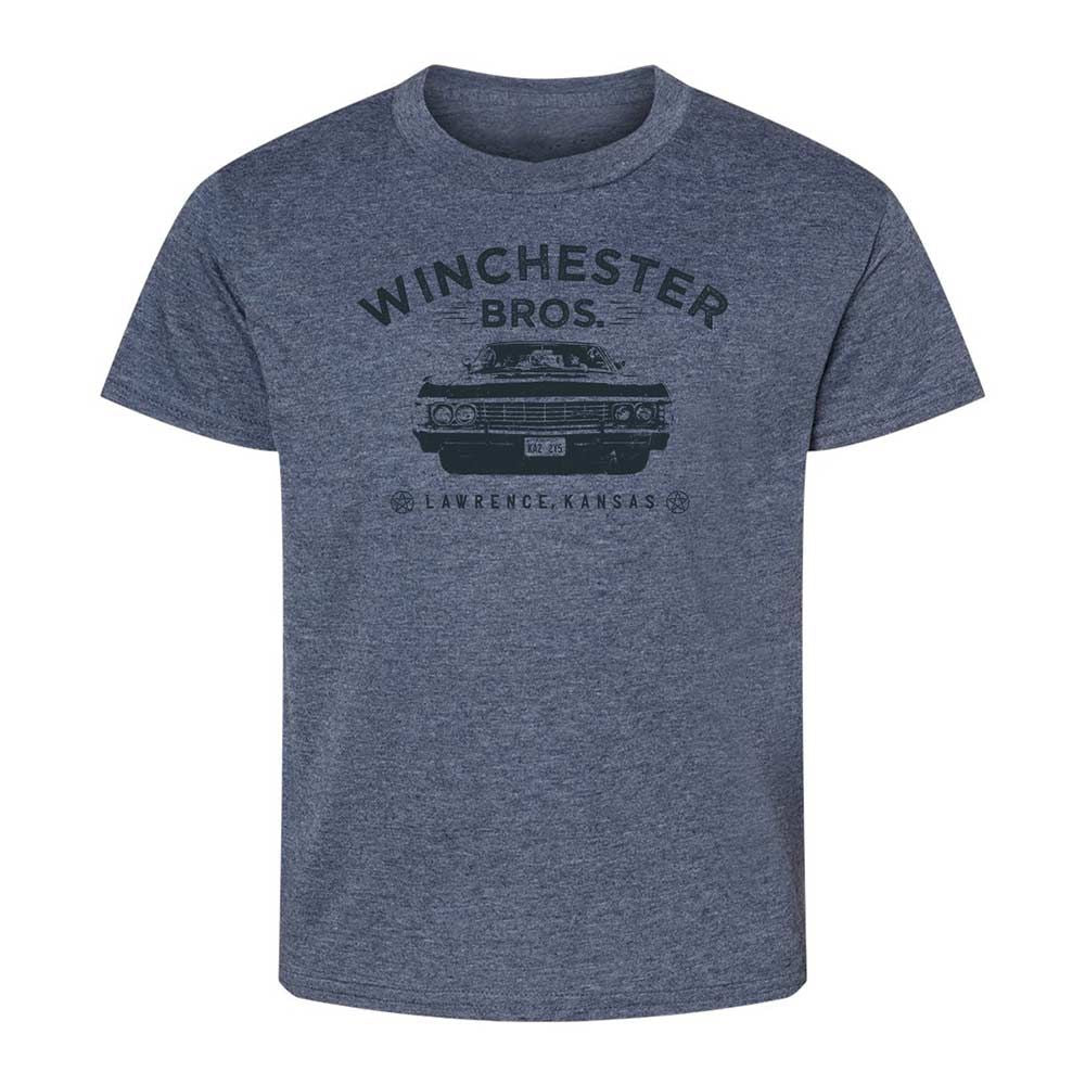 Kids T-Shirt - 2HABQ96U - Heather Navy - 15