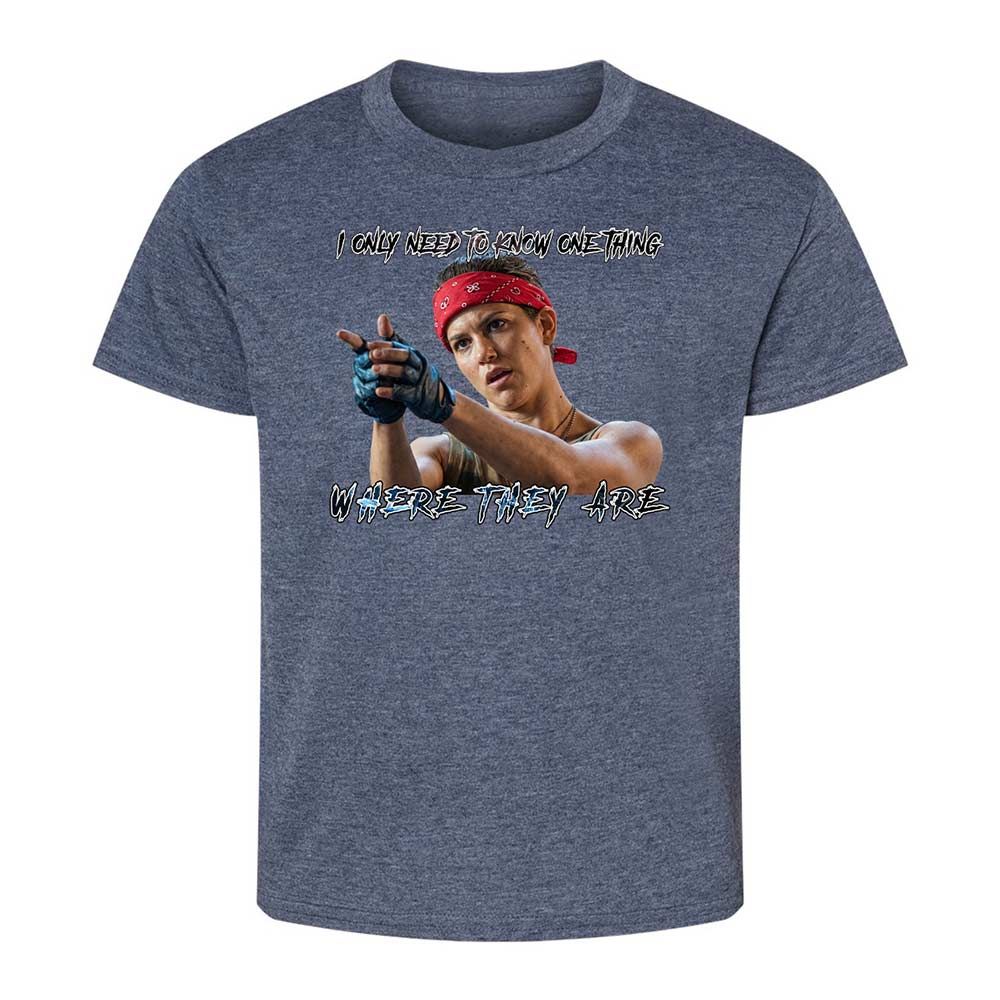 Kids T-Shirt - GF4AH4QB - Heather Navy - 15