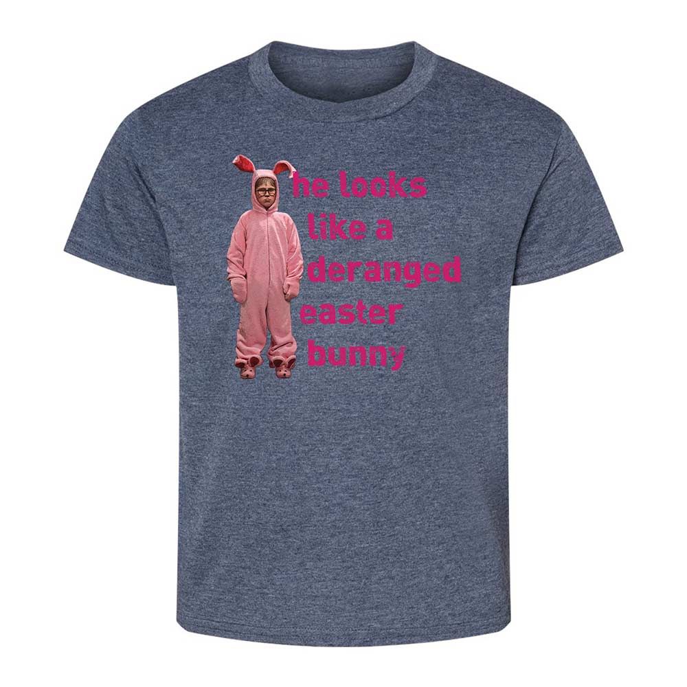 He Looks Like a Deranged Easter Bunny - Heather Navy - 15